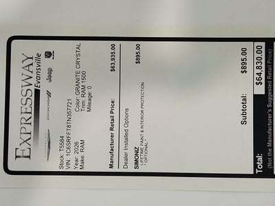 2026 RAM Ram 1500 RAM 1500 BIGHORN/LONESTAR CREW 4X4 (144.5 IN WB 5 FT 7 IN BOX)