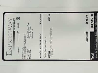 2027 RAM Ram 1500 Big Horn 4x4 Crew Cab 5'7" Box