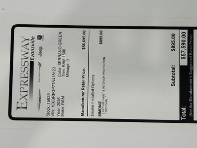 2026 RAM Ram 1500 Express