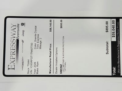2026 RAM Ram 1500 Express