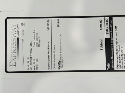 2026 RAM Ram 1500 Express
