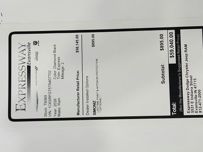 2026 RAM Ram 1500 Express
