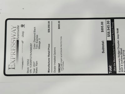 2027 RAM Ram 1500 Express 4x4 Crew Cab 5'7" Box