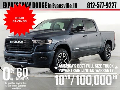 2026 RAM Ram 1500 RAM 1500 LARAMIE CREW CAB 4X4 (144.5 IN WB 5 FT 7 IN BOX)