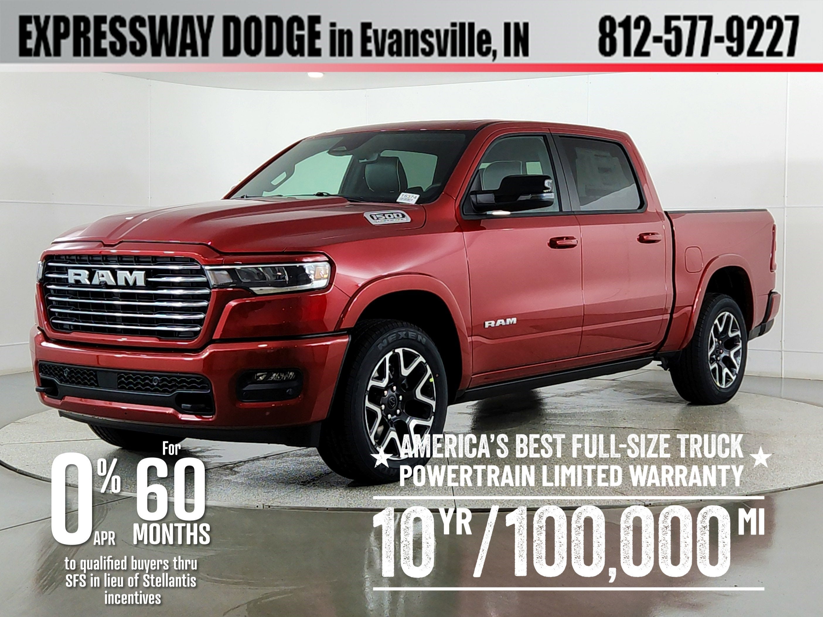 2026 RAM Ram 1500 RAM 1500 LARAMIE CREW CAB 4X4 (144.5 IN WB 5 FT 7 IN BOX)