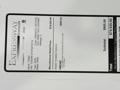 2026 RAM Ram 1500 Laramie