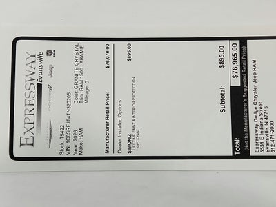 2026 RAM Ram 1500 RAM 1500 LARAMIE CREW CAB 4X4 (144.5 IN WB 5 FT 7 IN BOX)