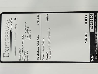 2027 RAM Ram 1500 Laramie