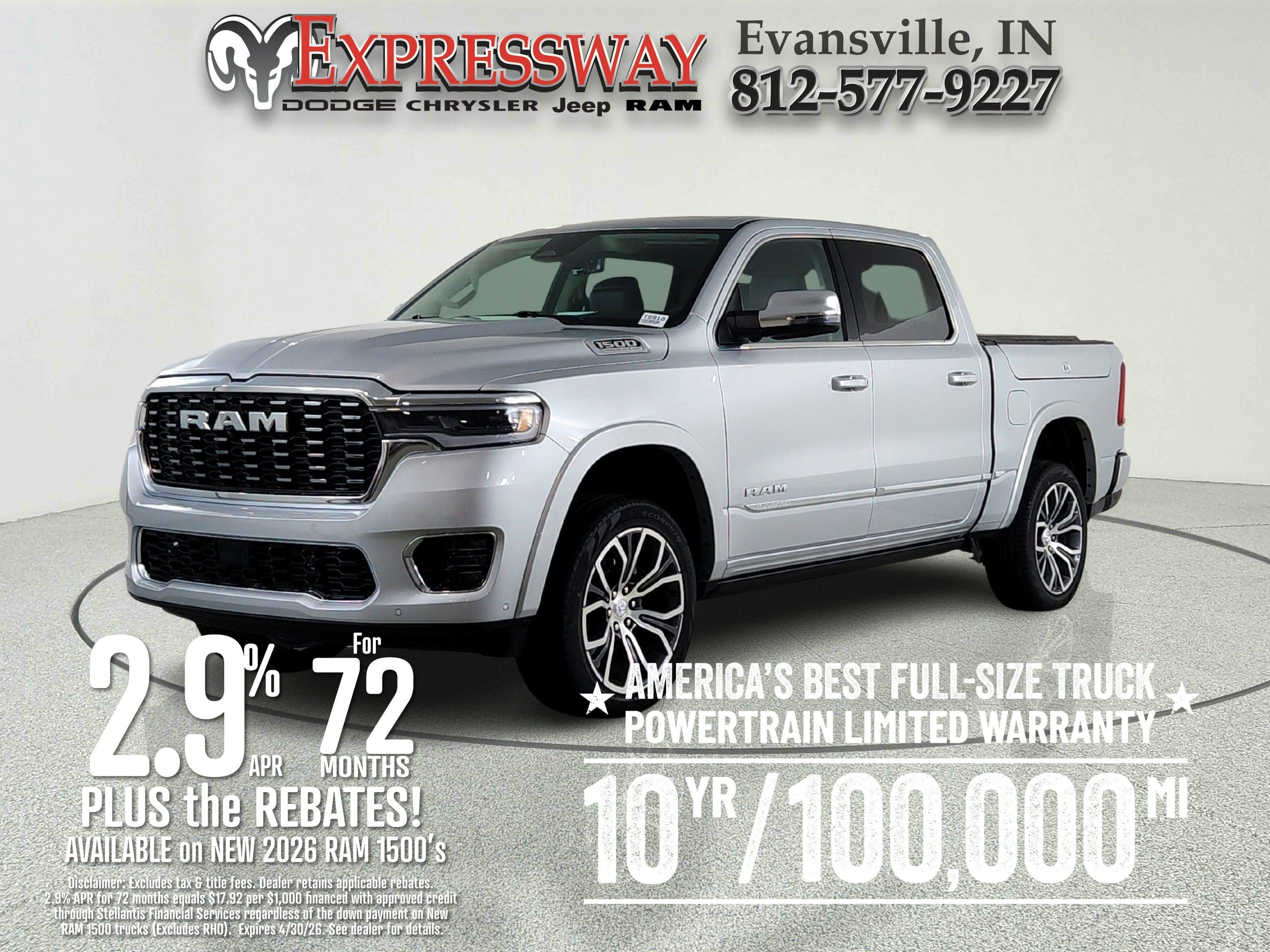 2026 RAM Ram 1500 RAM 1500 TUNGSTEN CREW CAB 4X4 (144.5 IN WB 5 FT 7 IN BOX)