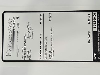 2027 RAM Ram 1500 Tungsten