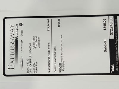 2027 RAM Ram 1500 Rebel 4x4 Crew Cab 5'7" Box