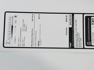 2027 Chrysler Pacifica Select