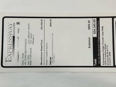 2026 Chrysler Pacifica Select