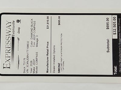 2026 Jeep Compass JEEP COMPASS LATITUDE 4X4