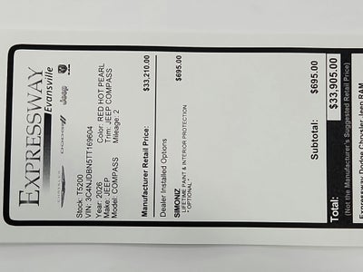 2026 Jeep Compass JEEP COMPASS LATITUDE 4X4