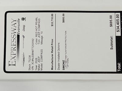 2026 Jeep Compass JEEP COMPASS LATITUDE 4X4