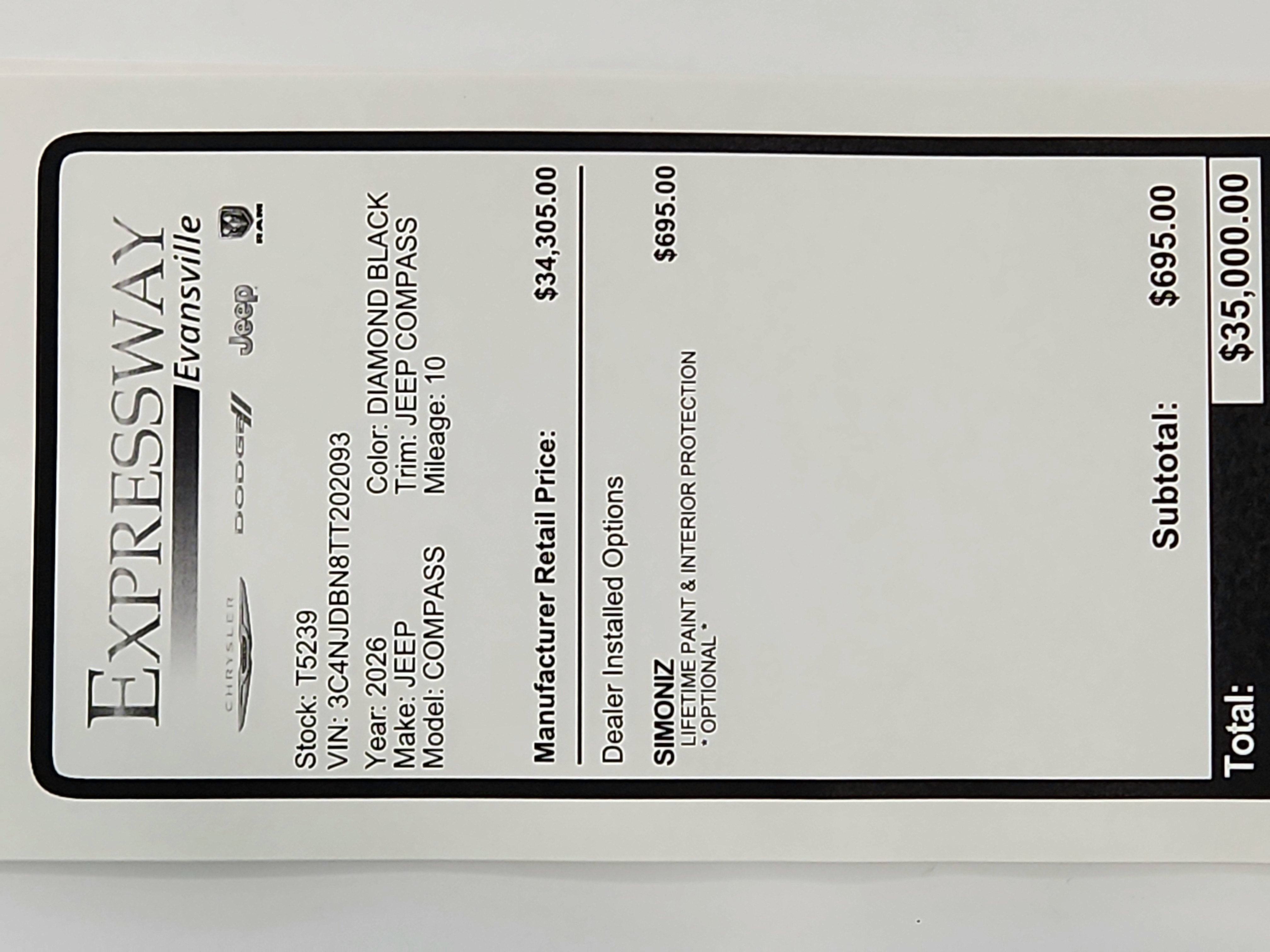 2026 Jeep Compass JEEP COMPASS LATITUDE 4X4