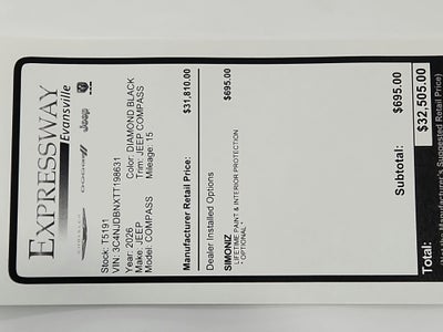 2026 Jeep Compass JEEP COMPASS LATITUDE 4X4