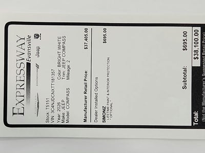 2026 Jeep Compass JEEP COMPASS LIMITED 4X4