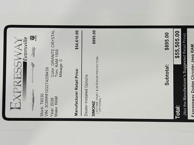 2026 RAM 1500 Express