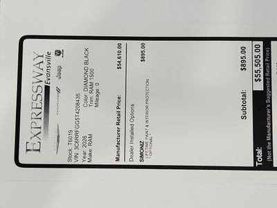 2026 RAM 1500 Express