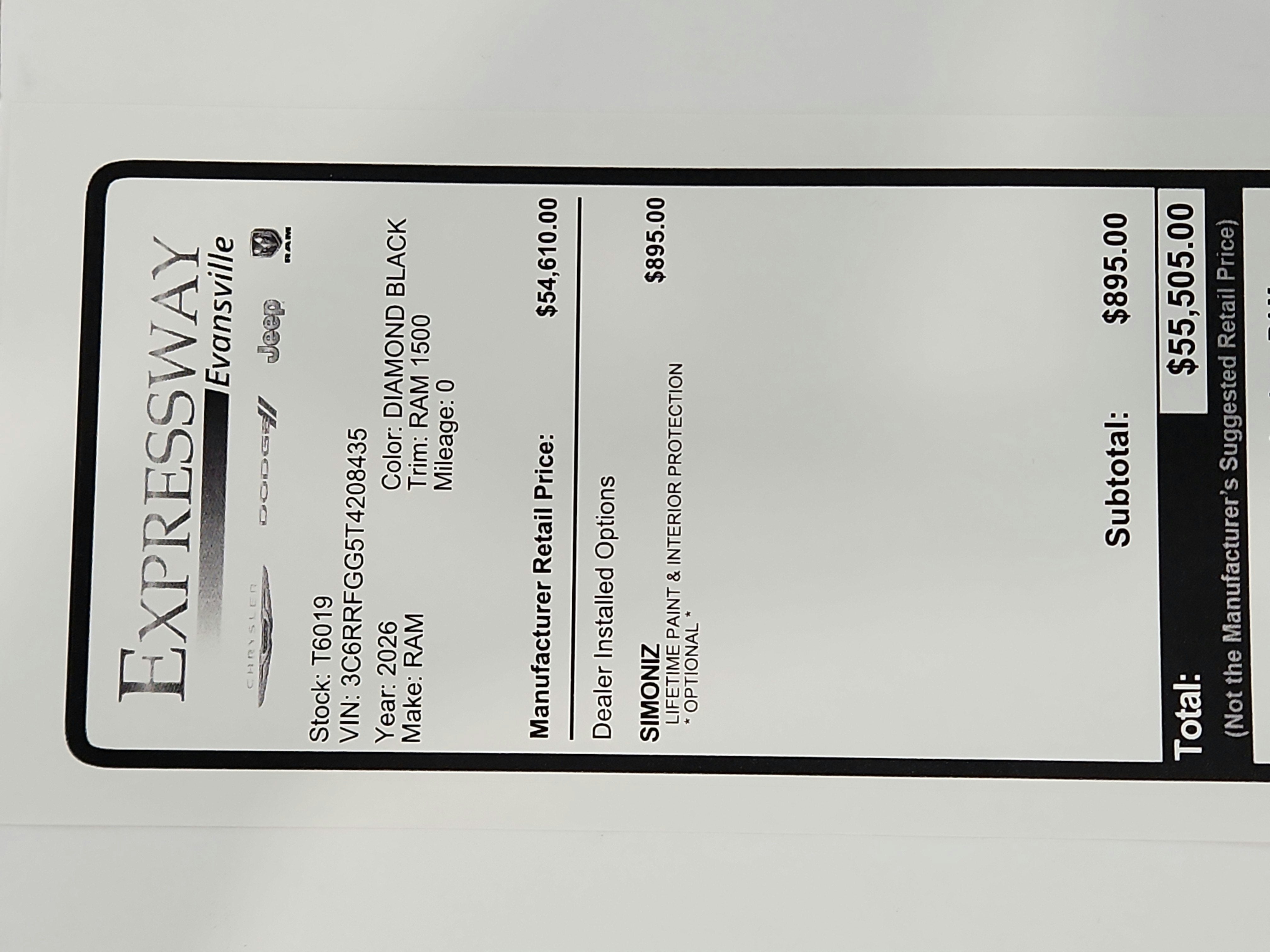 2026 RAM 1500 Express