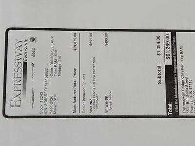 2026 RAM Ram 1500 Big Horn