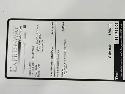 2026 RAM Ram 1500 Big Horn