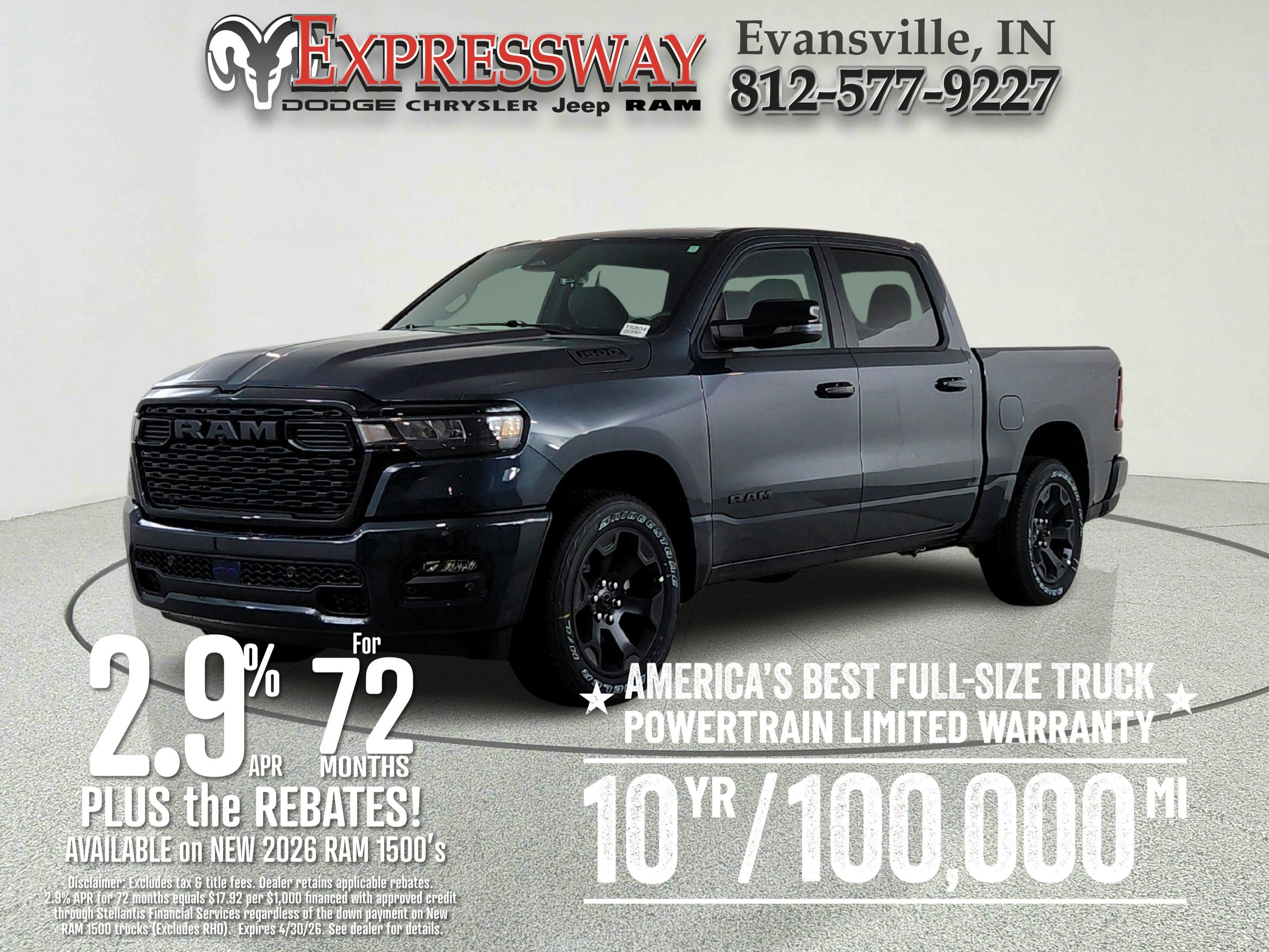 2026 RAM Ram 1500 RAM 1500 BIGHORN/LONESTAR CREW 4X4 (144.5 IN WB 5 FT 7 IN BOX)