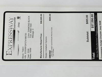 2026 RAM Ram 1500 Express 4x4 Crew Cab 5'7" Box