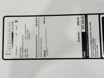 2026 RAM Ram 1500 Express