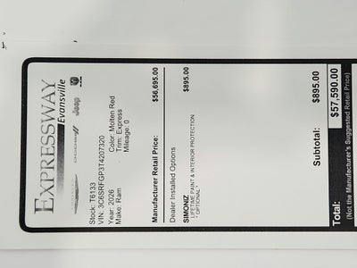 2026 RAM Ram 1500 Express 4x4 Crew Cab 5'7" Box