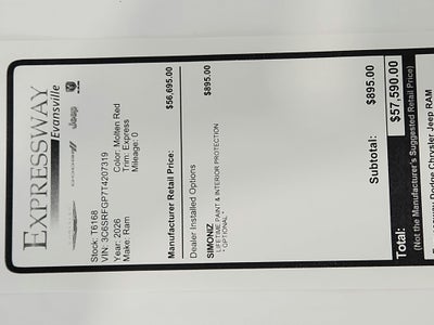 2026 RAM Ram 1500 Express