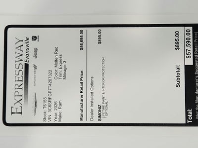 2026 RAM Ram 1500 Express