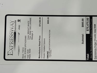 2026 RAM Ram 1500 Laramie
