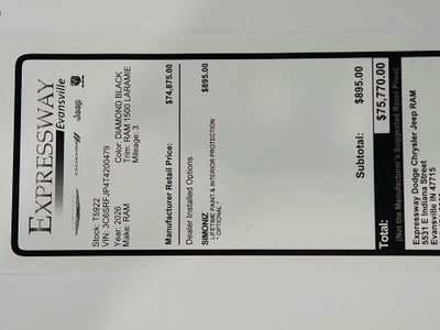 2026 RAM Ram 1500 Laramie