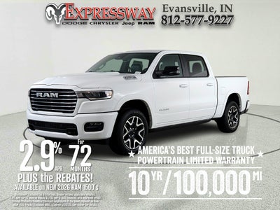 2026 RAM Ram 1500 RAM 1500 LARAMIE CREW CAB 4X4 (144.5 IN WB 5 FT 7 IN BOX)