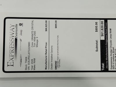 2026 RAM Ram 2500 Tradesman