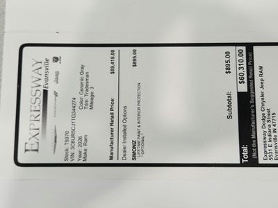 2026 RAM Ram 2500 Tradesman