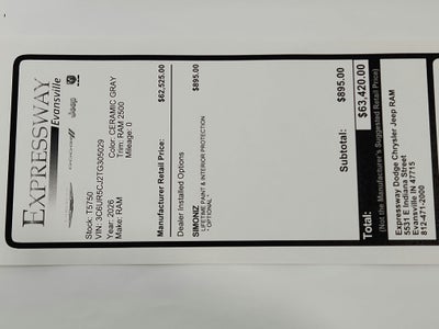 2026 RAM Ram 2500 RAM 2500 TRADESMAN CREW CAB 4X4 (149 IN WB 6 FT 4 IN BOX)