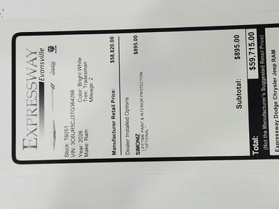 2026 RAM 2500 Tradesman