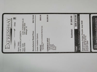2026 RAM Ram 2500 RAM 2500 TRADESMAN CREW CAB 4X4 (149 IN WB 6 FT 4 IN BOX)
