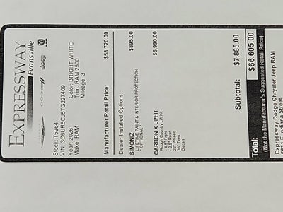 2026 RAM Ram 2500 RAM 2500 TRADESMAN CREW CAB 4X4 (149 IN WB 6 FT 4 IN BOX)