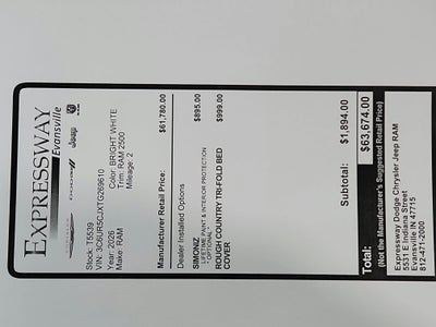 2026 RAM Ram 2500 RAM 2500 TRADESMAN CREW CAB 4X4 (149 IN WB 6 FT 4 IN BOX)
