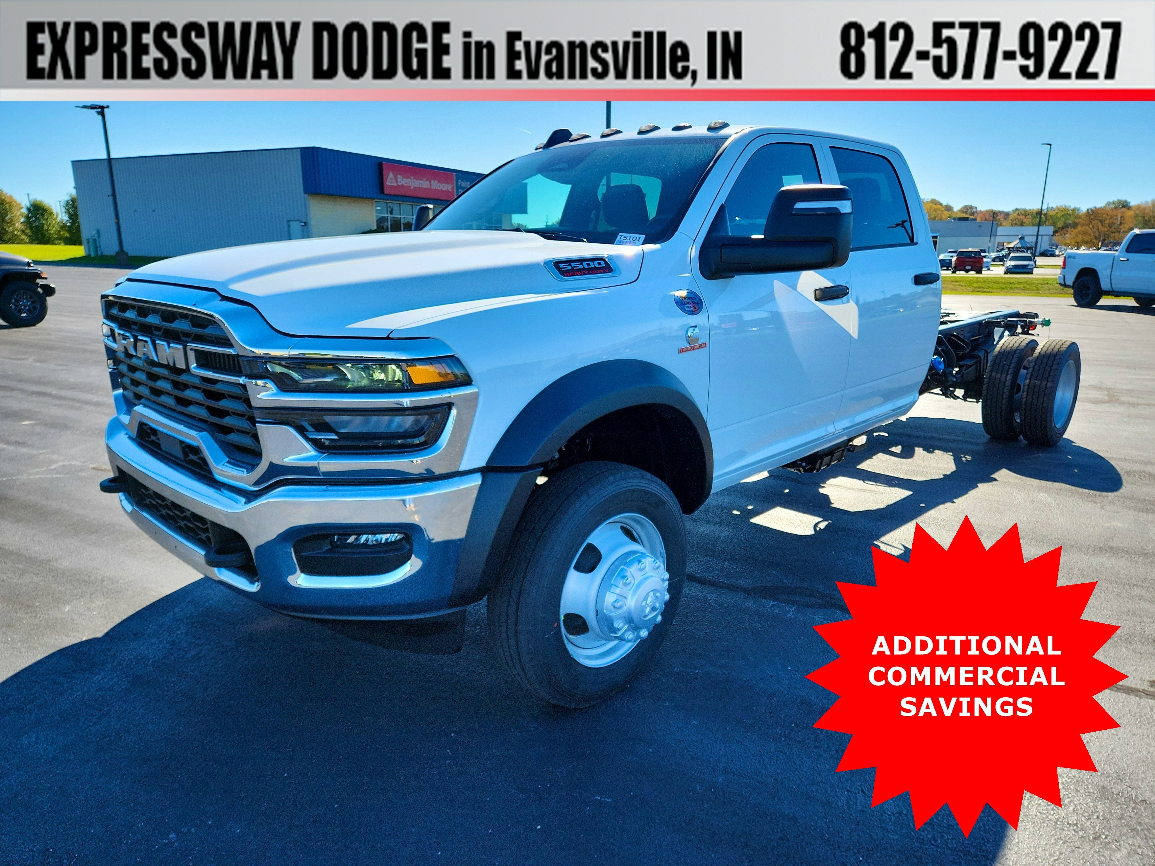 2026 RAM Ram 5500 Chassis Cab RAM 5500 CREW CAB CHASSIS 4X4 (197.4 IN WB - CA OF 84 IN)