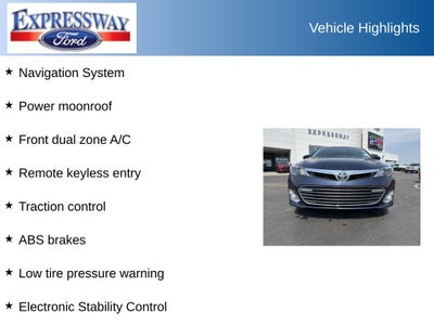 2015 Toyota Avalon XLE Touring