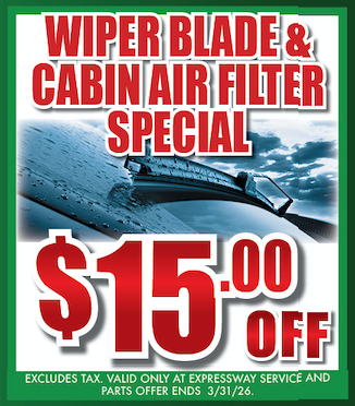WIPER BLADE & CABIN AIR FILTER SPECIAL