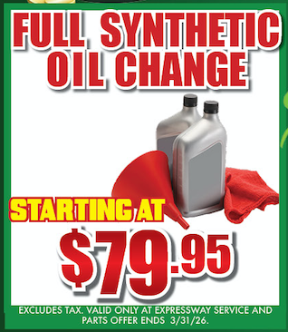 FULL SYNTHETIC OIL CHANGE
