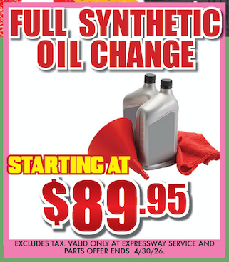 FULL SYNTHETIC OIL CHANGE