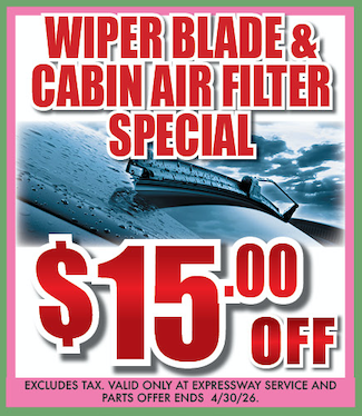 WIPER BLADE & CABIN AIR FILTER SPECIAL